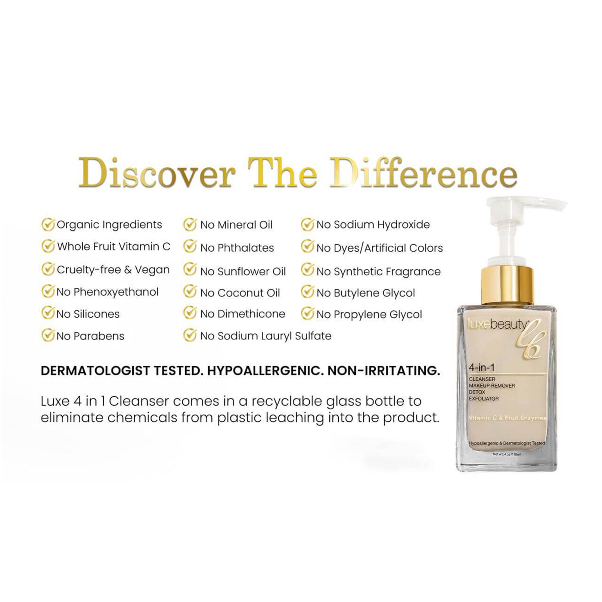 The Ultimate 4-in-1 Vegan Skin Cleanser