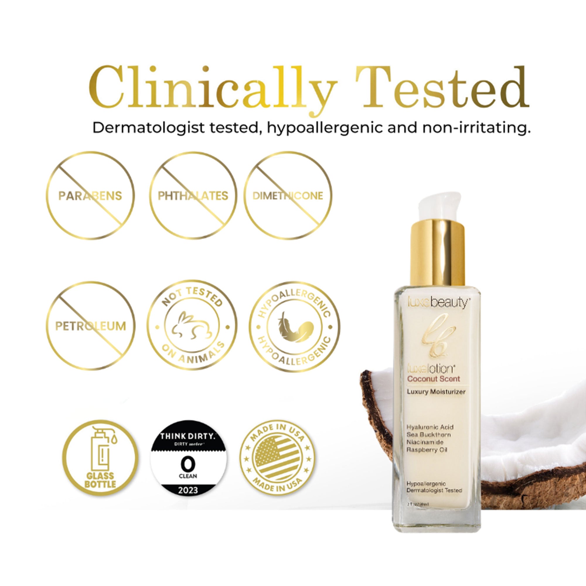 Face Moisturizer - Coconut Scent 2oz